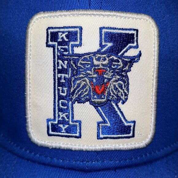 Blue White Nike UK Kentucky Wildcats 1Size SnapBack Mesh Trucker Baseball Cap - Picture 2 of 7
